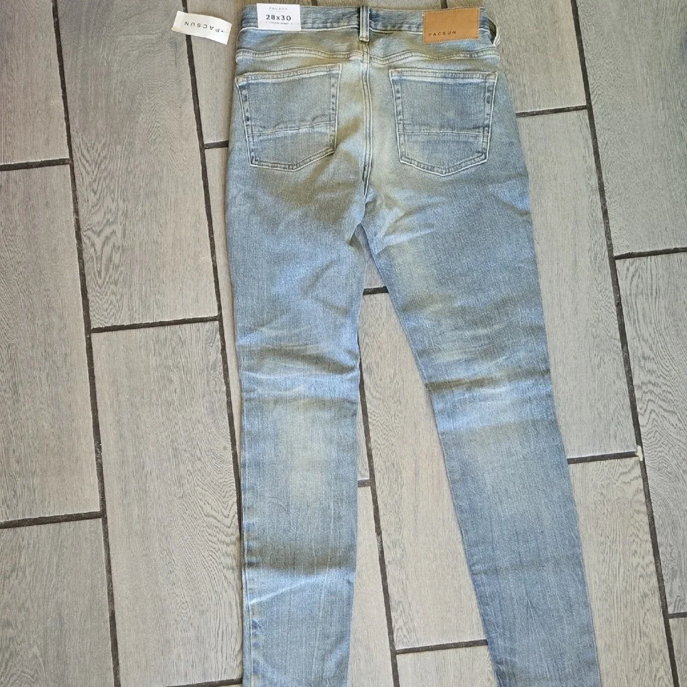 PacSun Stacked‎ Skinny Jeans – Dark Indigo Wash Size 28x30 NWT m301